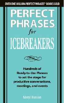 phrase book for breaking the ice