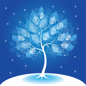 Blue tree 300